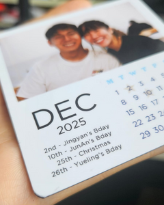 2025 Customized Calendar